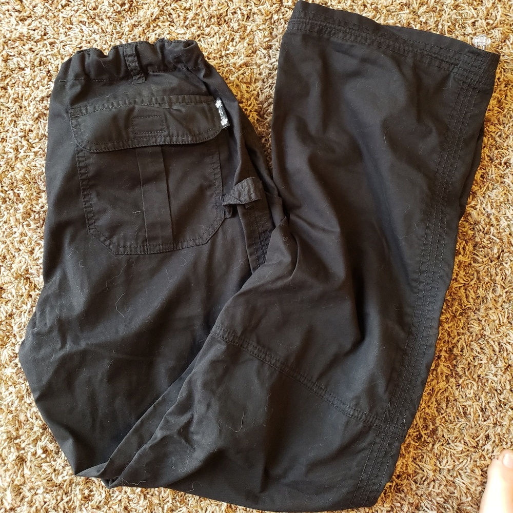 Koi Black Small Cargo Scrubs